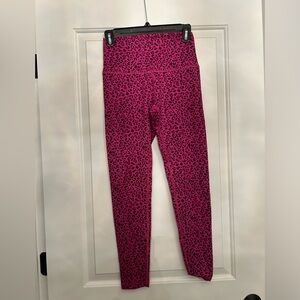 Fleo pink leopard leggings